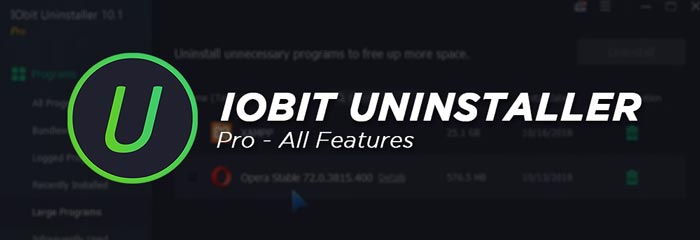IObit Uninstaller Pro Full Software Features