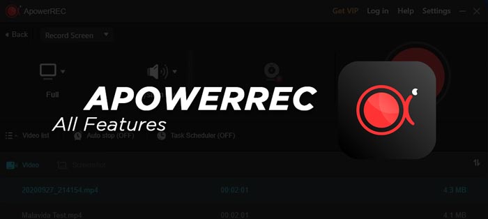 ApowerREC Full Features Software