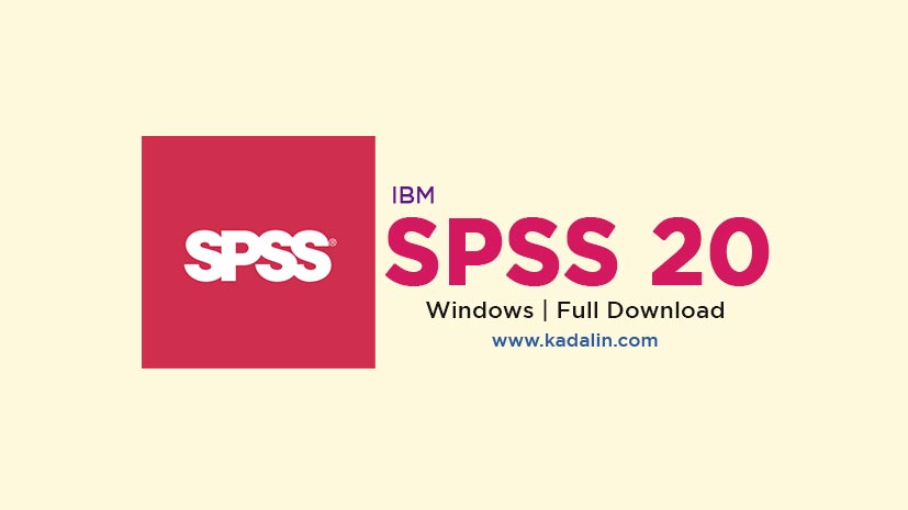 SPSS 20 Full Download Crack Windows