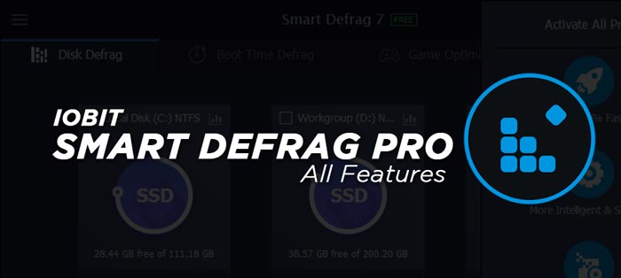 IObit Smart Defrag Pro Full Software Features
