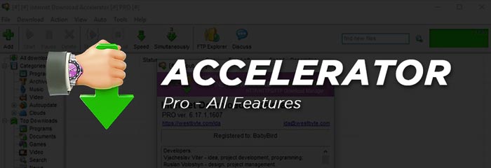 Internet Download Accelerator Pro Full Software Features