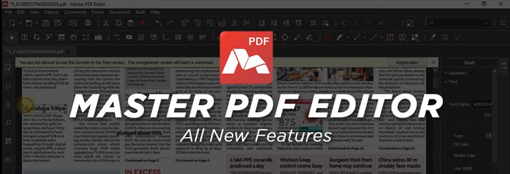 Master PDF Editor Crack Free Download Full Features