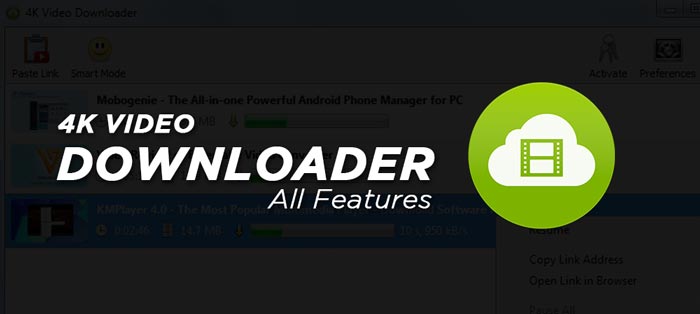 4K Video Downloader Full Software Detail Features