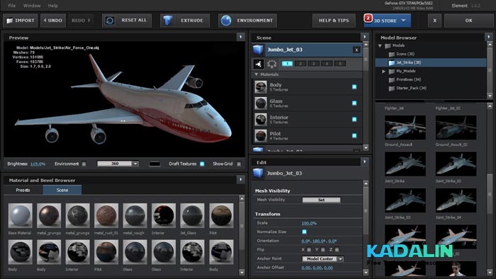Download Video Copilot Element 3D Full Version Plugin After Effects
