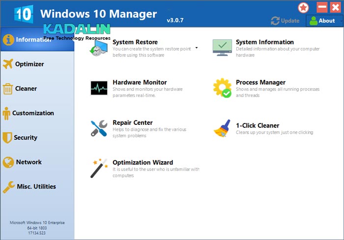 Free Download Windows 10 Manager Full Version