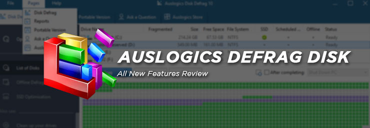 Download Auslogics Disk Defrag Full Crack All Features