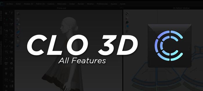 CLO 3D Full Software Features