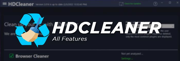 HDCleaner Full Software Features