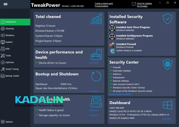 Download TweakPower Full Version Windows