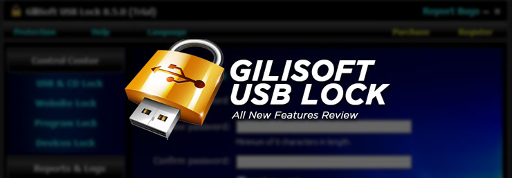 Gilisoft USB Lock Features